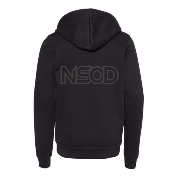 Youth Sponge Fleece Full-Zip Hoodie - Applique Logo Thumbnail