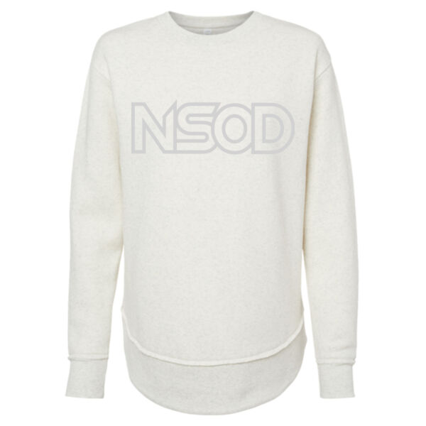 Women's Weekend Fleece Crewneck Sweatshirt - Applique Logo **Add Name for $5! ** Thumbnail