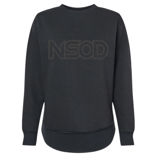 Women's Weekend Fleece Crewneck Sweatshirt - Applique Logo **Add Name for $5! ** Thumbnail