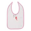 Infant Contrast Trim Premium Jersey Bib Thumbnail