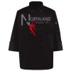 Ten Pearl Button Black Chef Coat Thumbnail