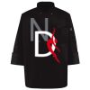 Ten Pearl Button Black Chef Coat Thumbnail