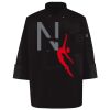 Ten Pearl Button Black Chef Coat Thumbnail